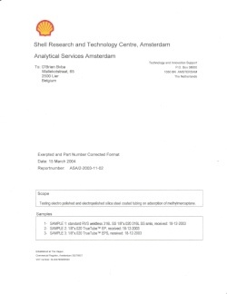 Shell, O'Brien Analytical Adsorption Study