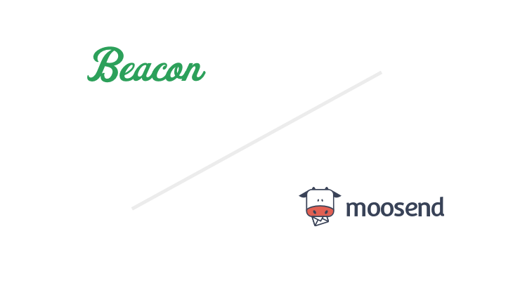 Beacon + Moosend Logos