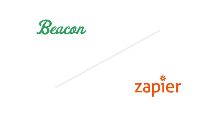 Beacon + Zapier Logos