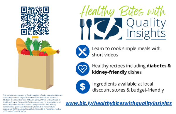 Healthy Bites with Quality Insights Flyer