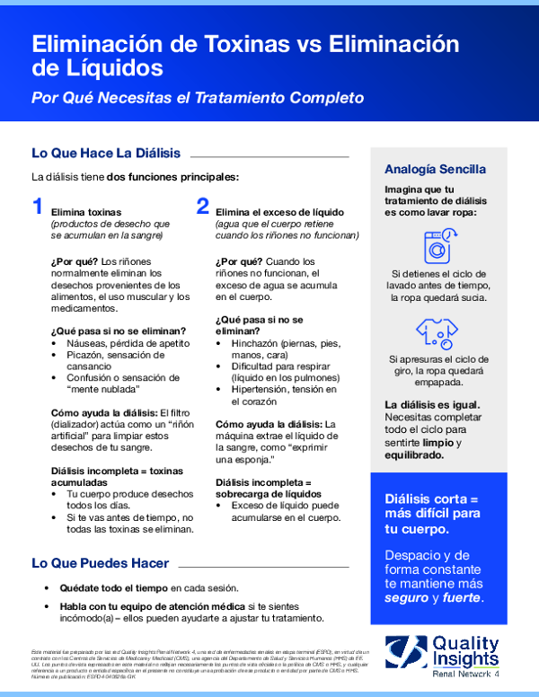 Fluid Removal vs Toxin Removal (Spanish)