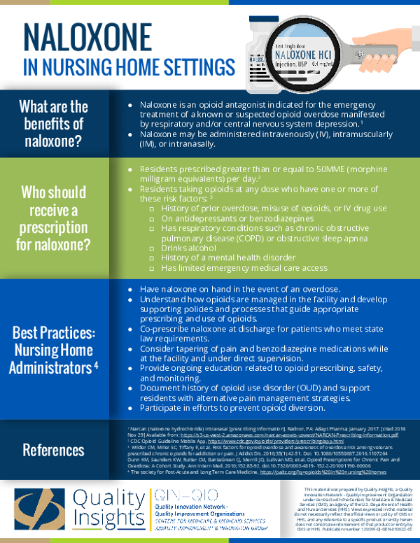Naloxone in Nursing Home Settings