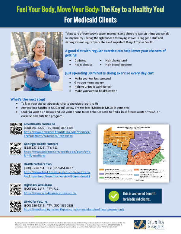 Medicaid MCO Fitness Coverage: Lehigh-Capital Region