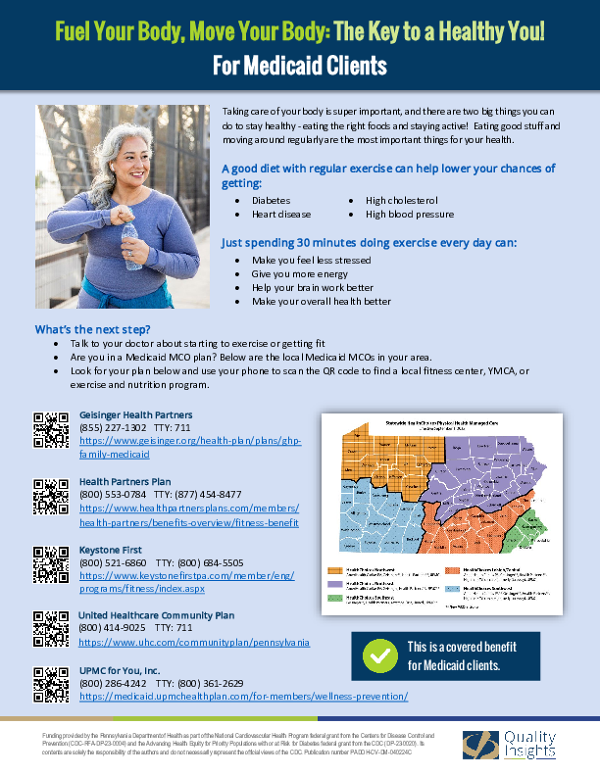 Medicaid MCO Fitness Coverage: SE Region