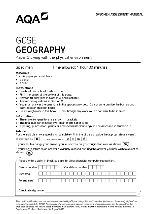 GCSE Geography, Paper 1 - 2015.pdf