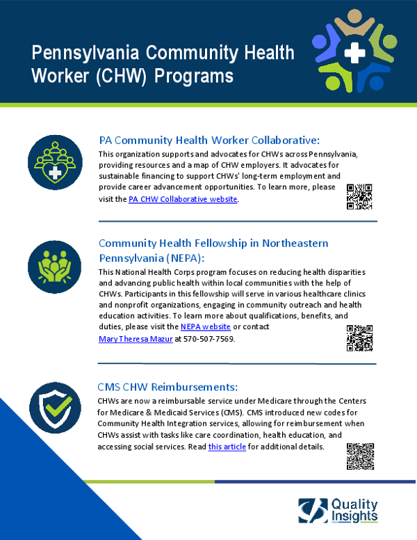 PA CHW Programs