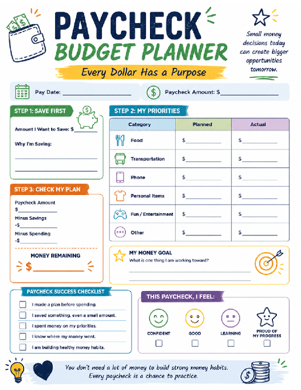 Paycheck Budget Planner