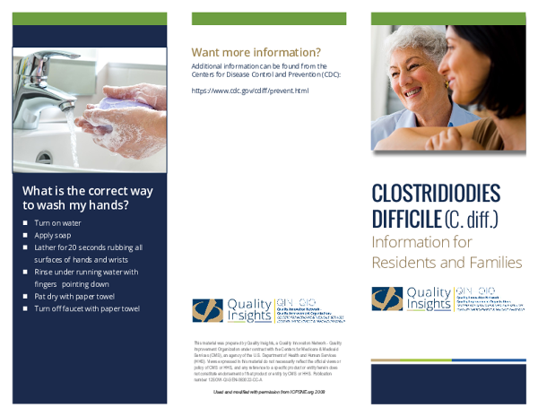 C. Diff: Information for Patients and Families (Brochure)
