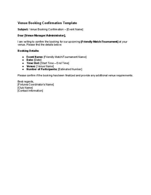 Venue Booking Confirmation Template.docx