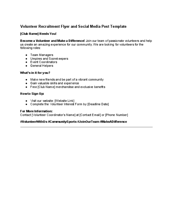 Volunteer Recruitment Flyer and Social Media Post Template.docx