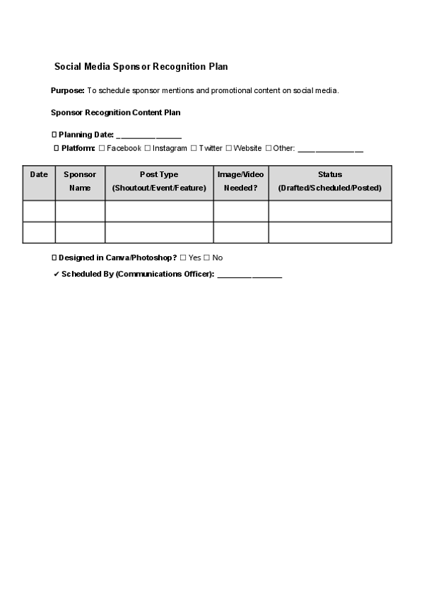 Social Media Sponsor Recognition Plan.docx