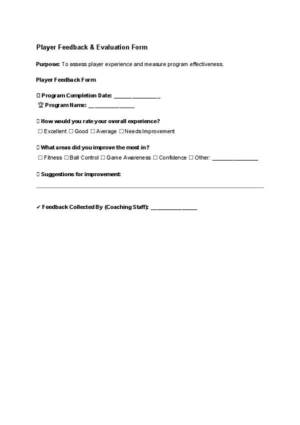 Player Feedback & Evaluation Form.docx