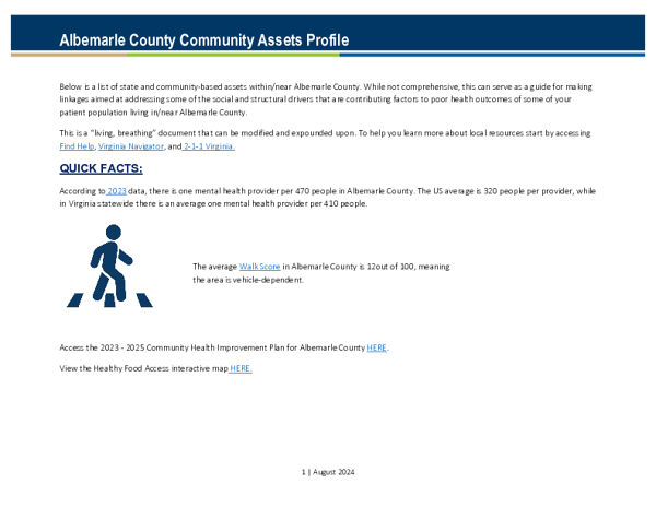 Albemarle County CAP