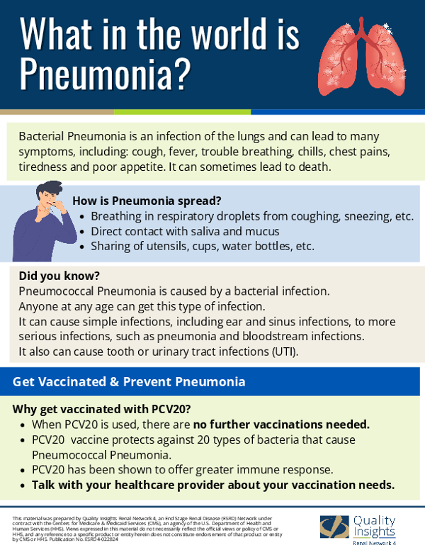 QIRN4 Pneumonia Vaccination Flyer
