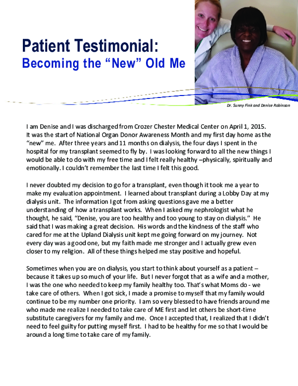 Denise's Story