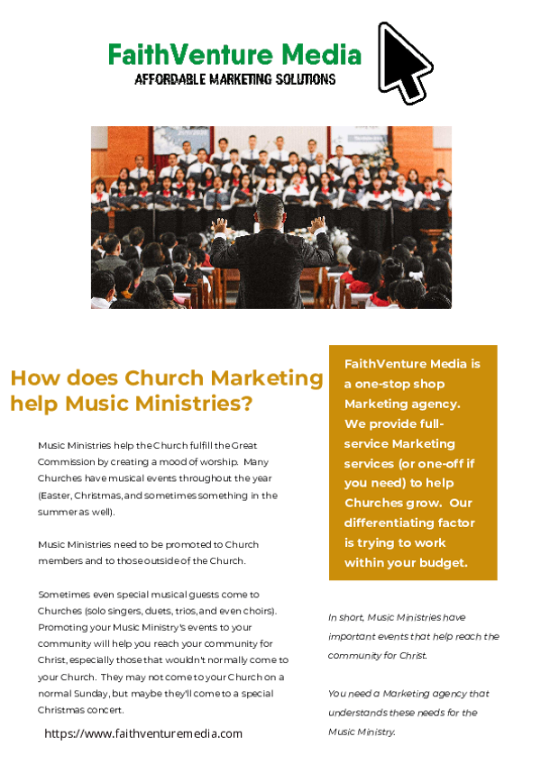 Church Marketing for Music Ministries