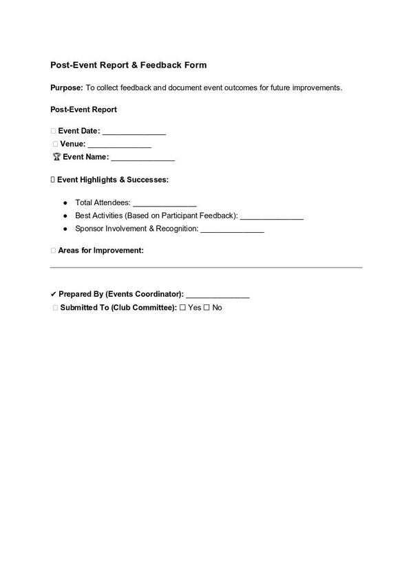 Post-Event Report & Feedback Form.docx