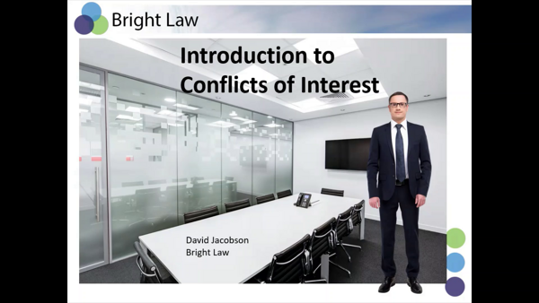 Bright Law financial services conflicts introduction video