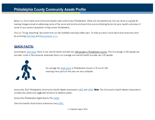 Philadelphia County CAP