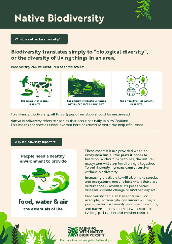 What is Native Biodiversity - Farming with Native Biodiversity