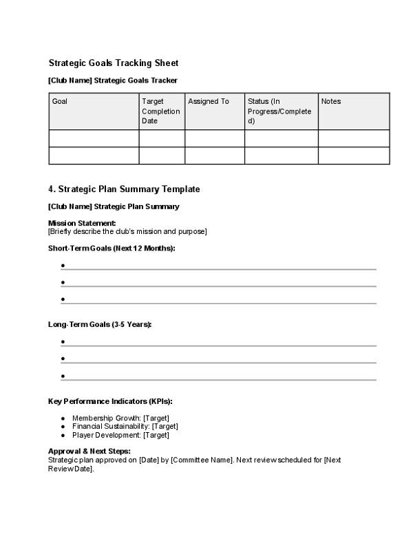 Strategic Goals Tracking Sheet.docx