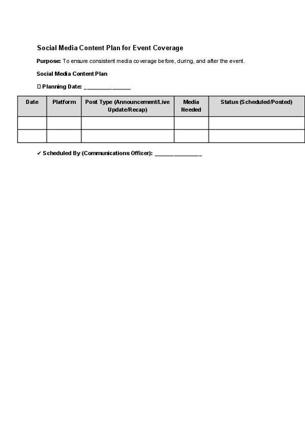 Social Media Content Plan for Event Coverage.docx