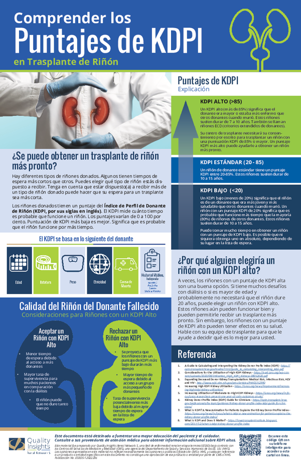 Understanding High KDPI Poster (Spanish)