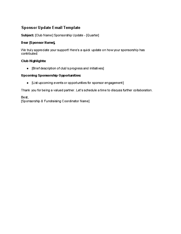Sponsor Update Email Template.docx