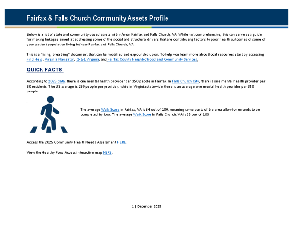 Fairfax & Falls Church CAP