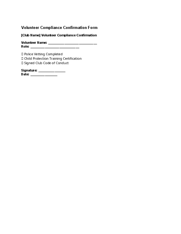 Volunteer Compliance Confirmation Form.docx