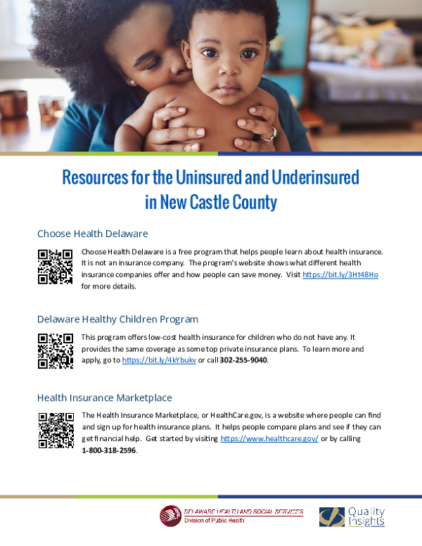 Health Insurance Resources for New Castle County
