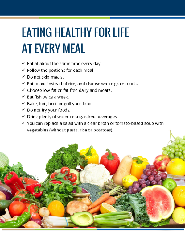 Eating Healthy for Life