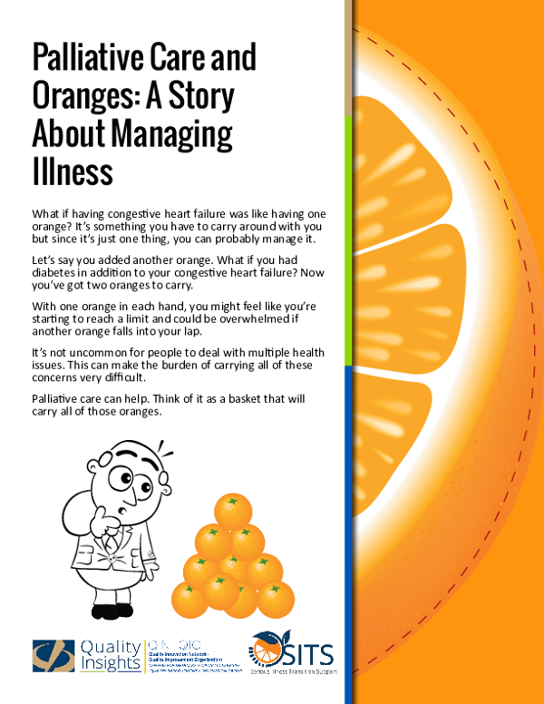 Palliative Care and Oranges: A Story About Managing Illness (LTC Version)