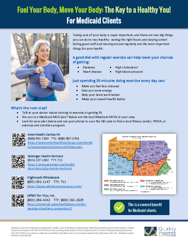Medicaid MCO Fitness Coverage: NW Region