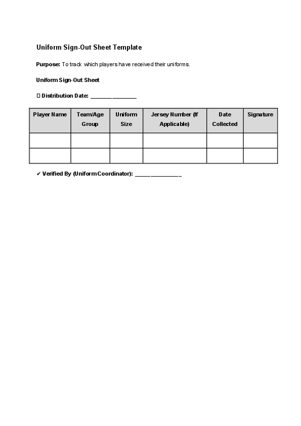 Uniform Sign-Out Sheet Template.docx