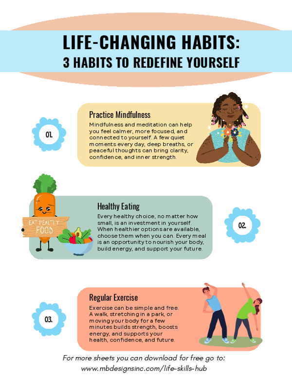 Life Changing Habits - 3 Habits to Redefine Yourself