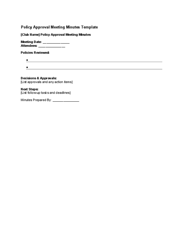 Policy Approval Meeting Minutes Template.docx