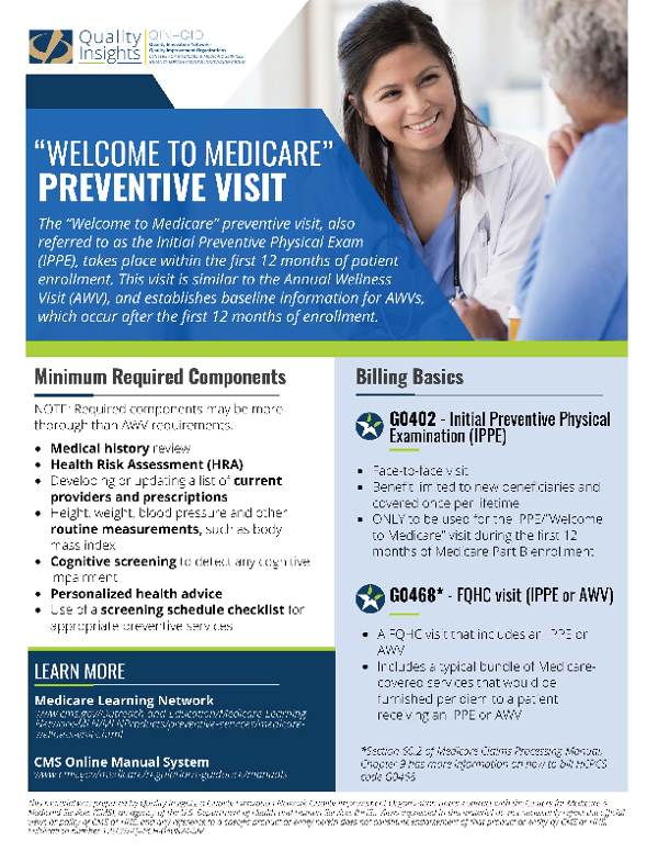 Welcome to Medicare - Provider Flyer