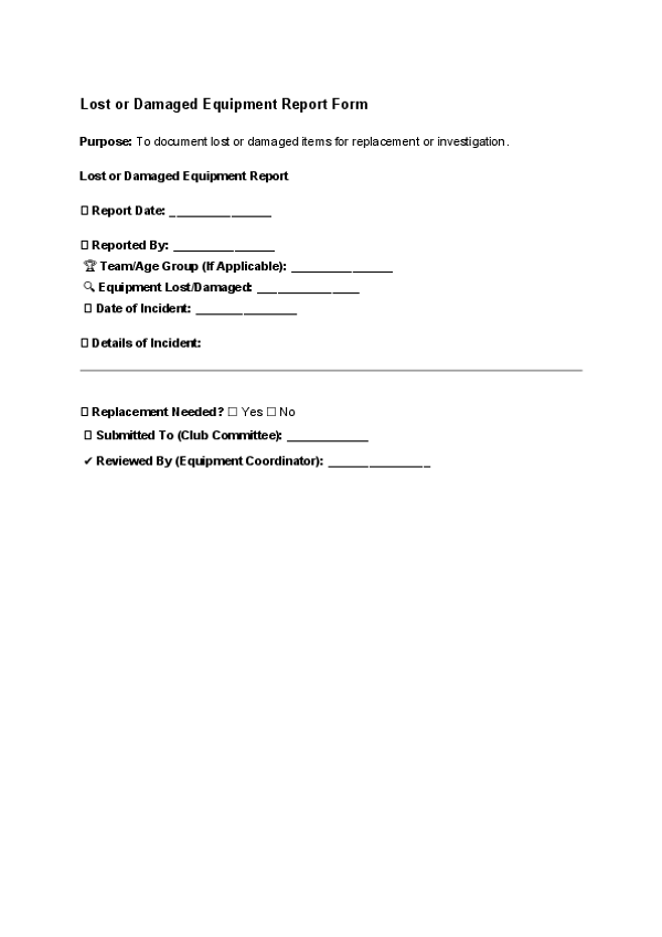 Lost or Damaged Equipment Report Form.docx