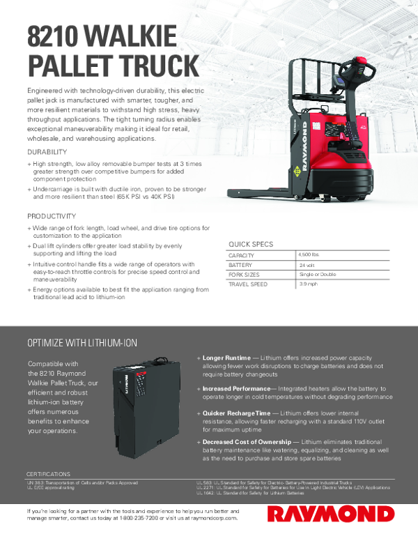 8210 Walkie Pallet Truck Sell Sheet.pdf
