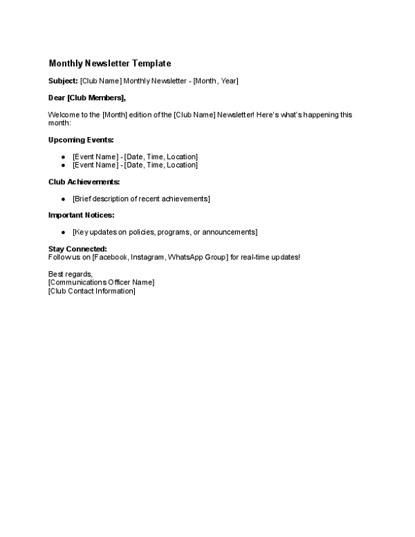 Monthly Newsletter Template.docx