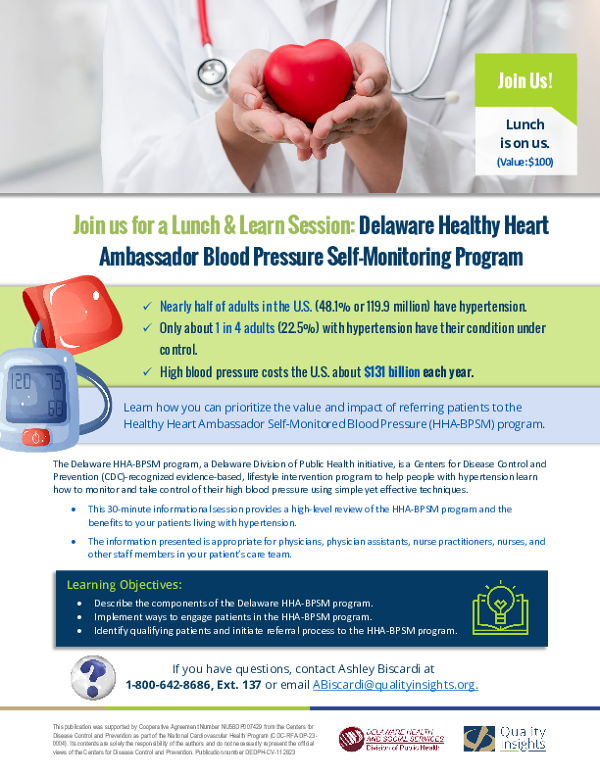 HHA-BPSM Lunch & Learn Session