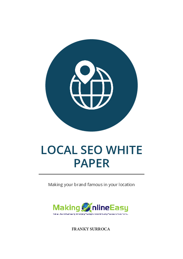 Local SEO White Paper Making Online Easy