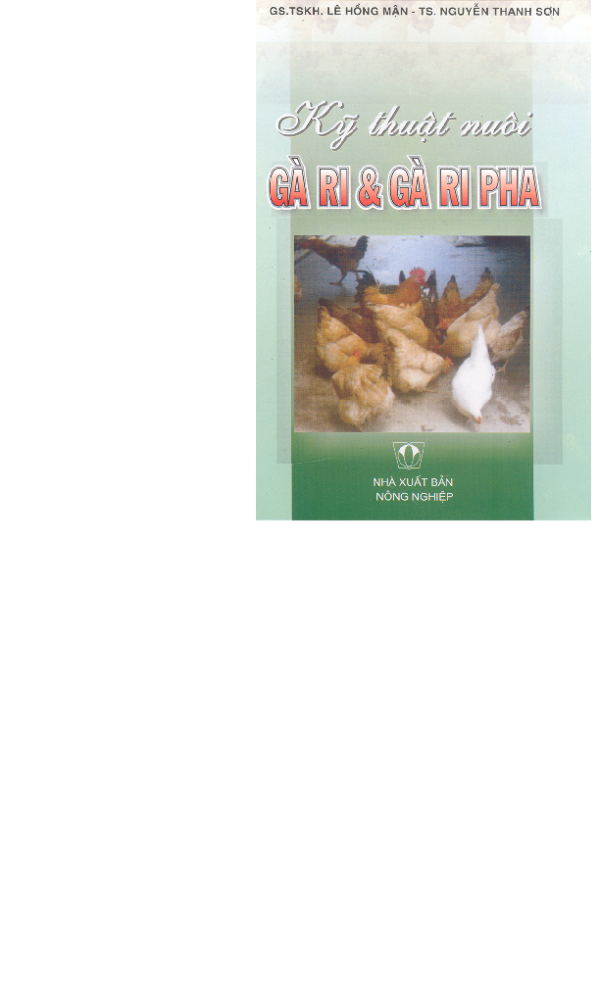 Kỹ thuật nuôi gà ri và gà ri pha - NXB Nông Nghiệp.pdf