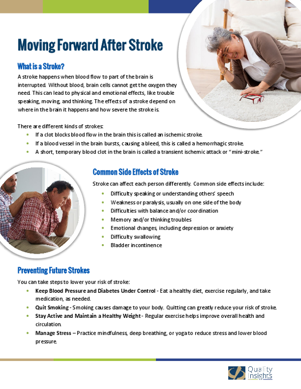 Moving Forward After Stroke