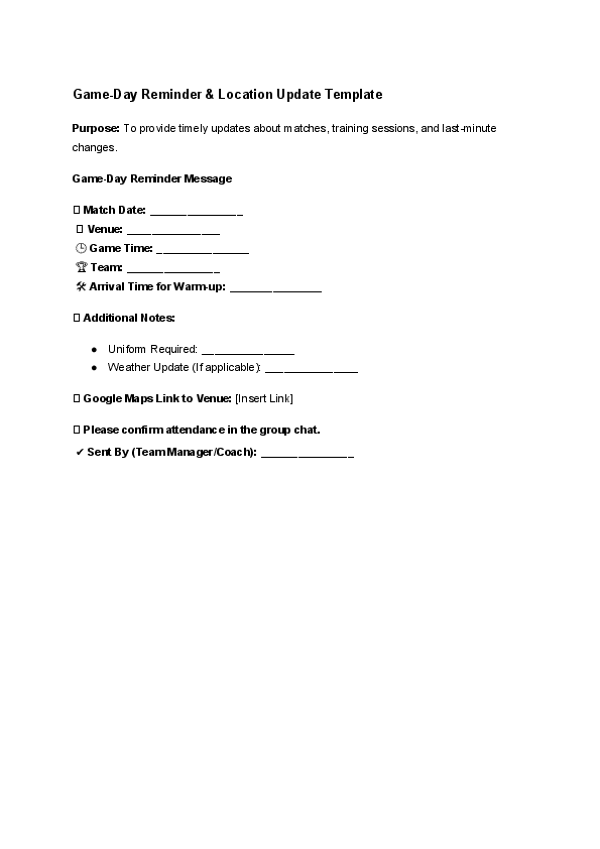Game-Day Reminder & Location Update Template.docx