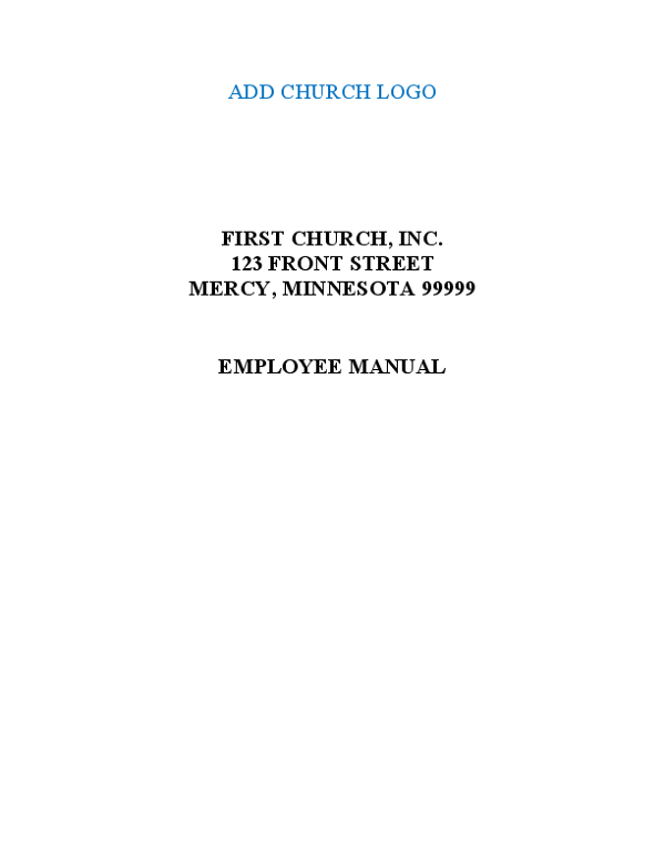 Employee Manual
