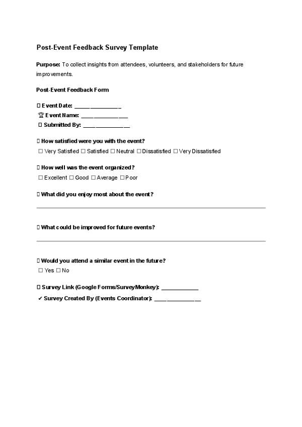 Post-Event Feedback Survey Template.docx