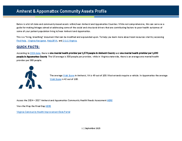 Amherst & Appomattox CAP