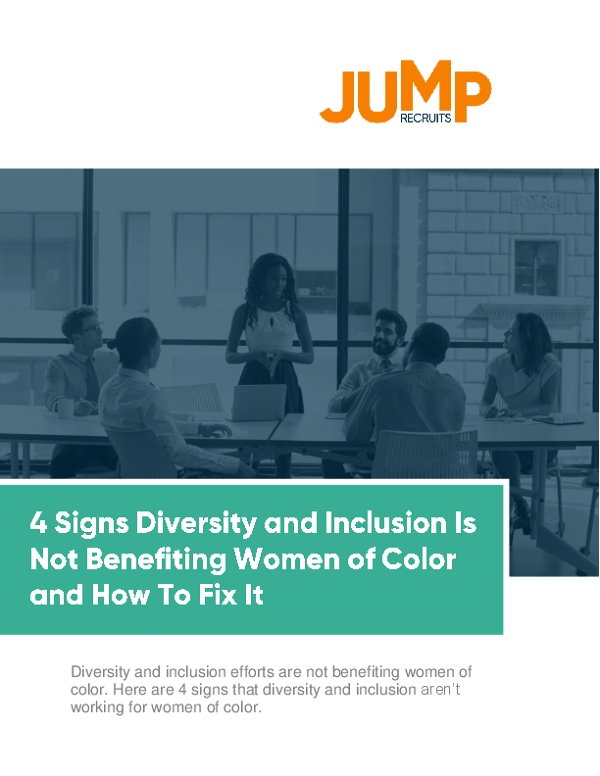 4 Signs D&I Is Not Benefiting Women of Color